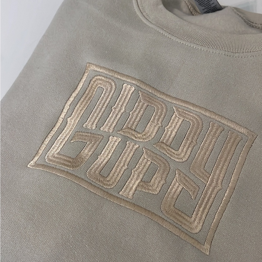 Embroidered sweatshirt
